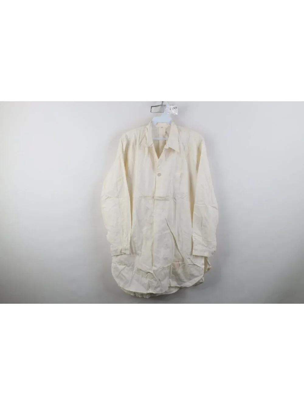Deadstock 1950s Unissued German Military Mens Size 36 Hospital Grandpa Shirt