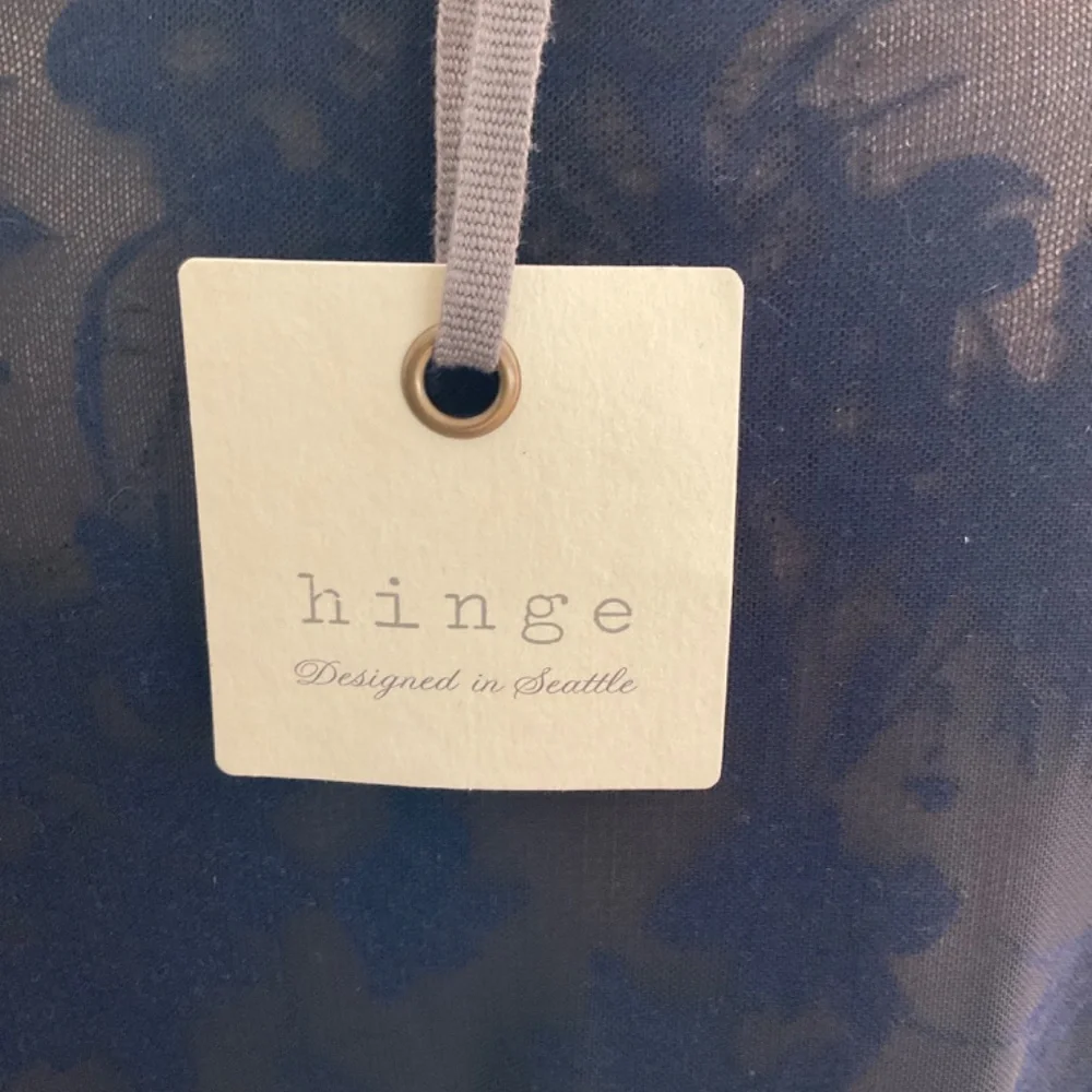 NWT Nordstrom Anthropologie Hinge navy burnout velvet Kimono boho Hippie Stevie