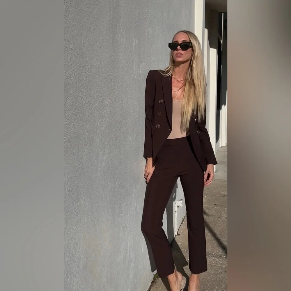 NWT $798 Veronica Beard Miller Double-Breasted Dickey Jacket