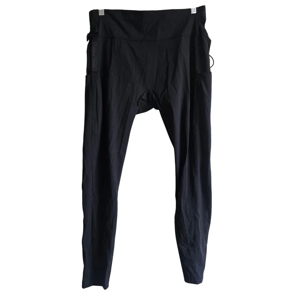 Outdoor Voices XL Utility Cargo Leggings Womens Black  Detachable Pouch‎ Pockets