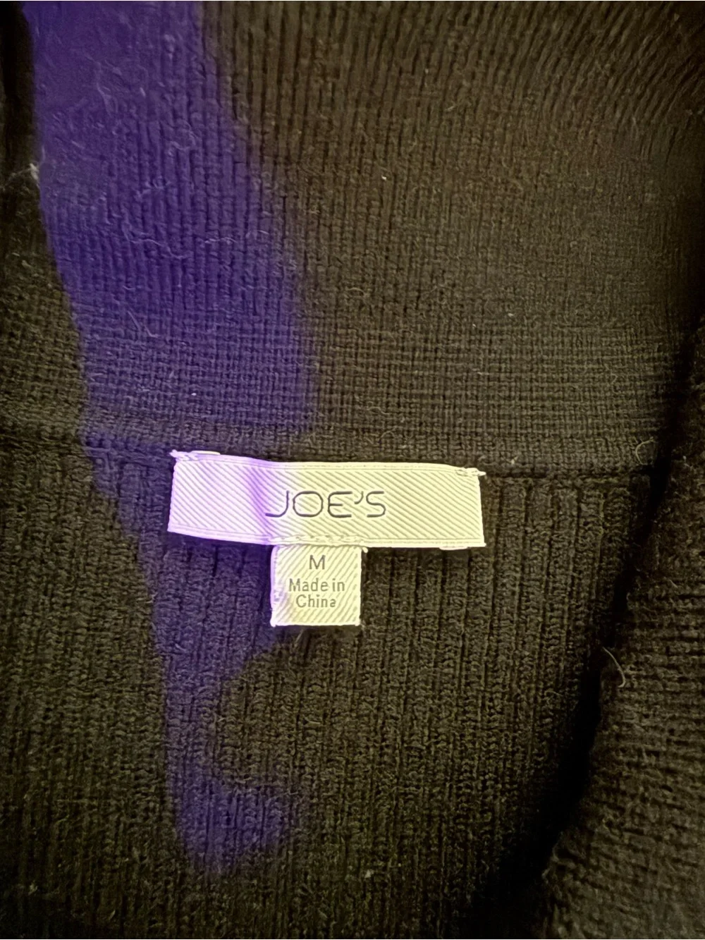 Joes Jeans black ribbed