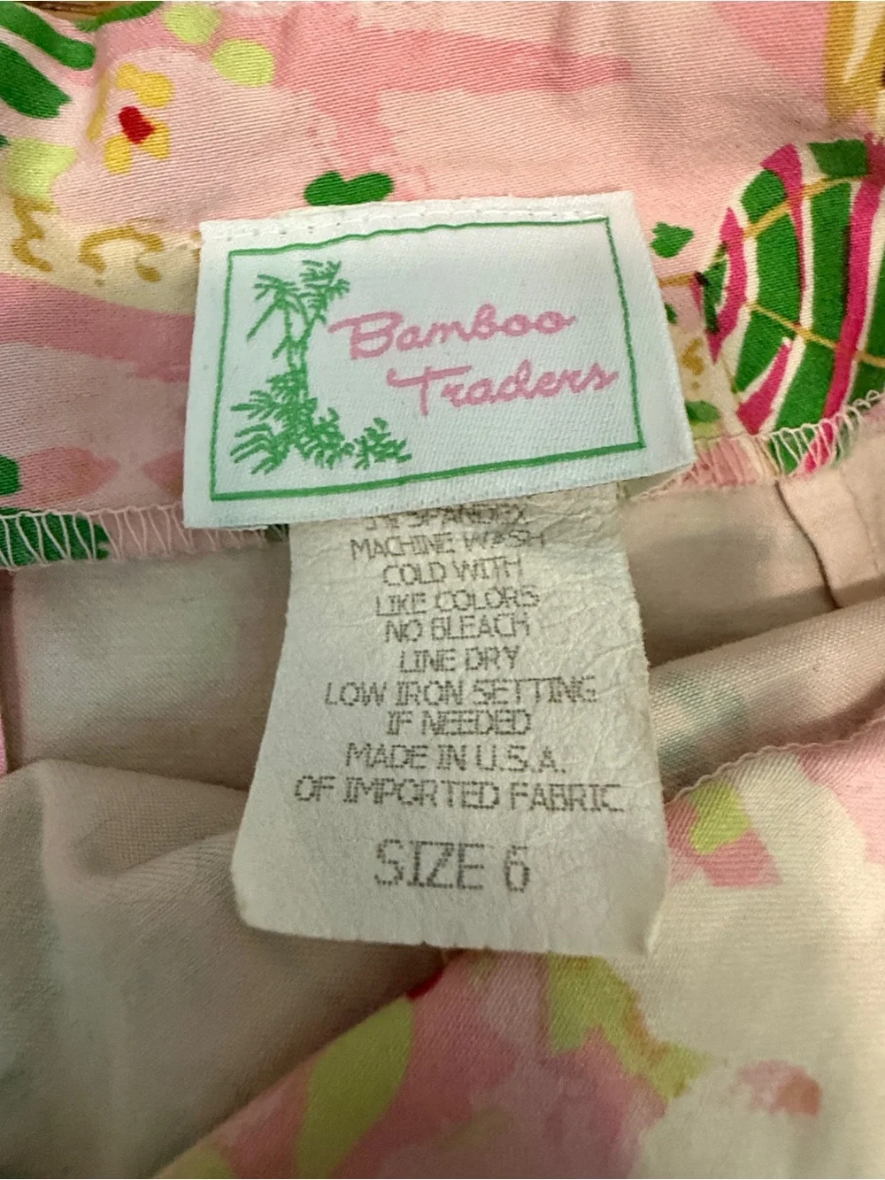 Bamboo Traders vtg bamboo