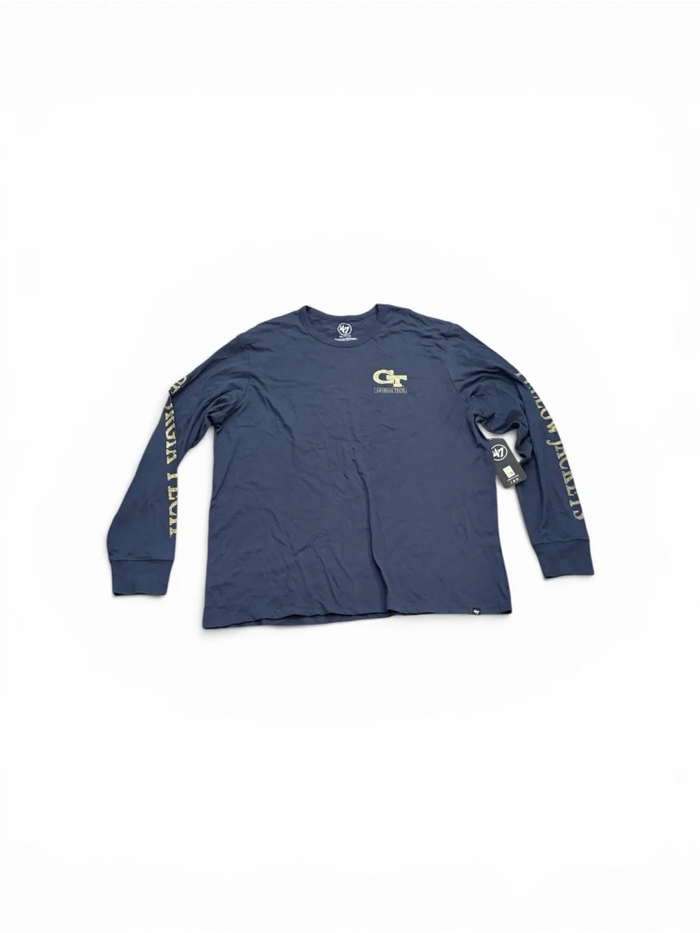 Georgia Tech Yellow Jackets Men’s‎ Long Sleeve Shirt XXL 2XL