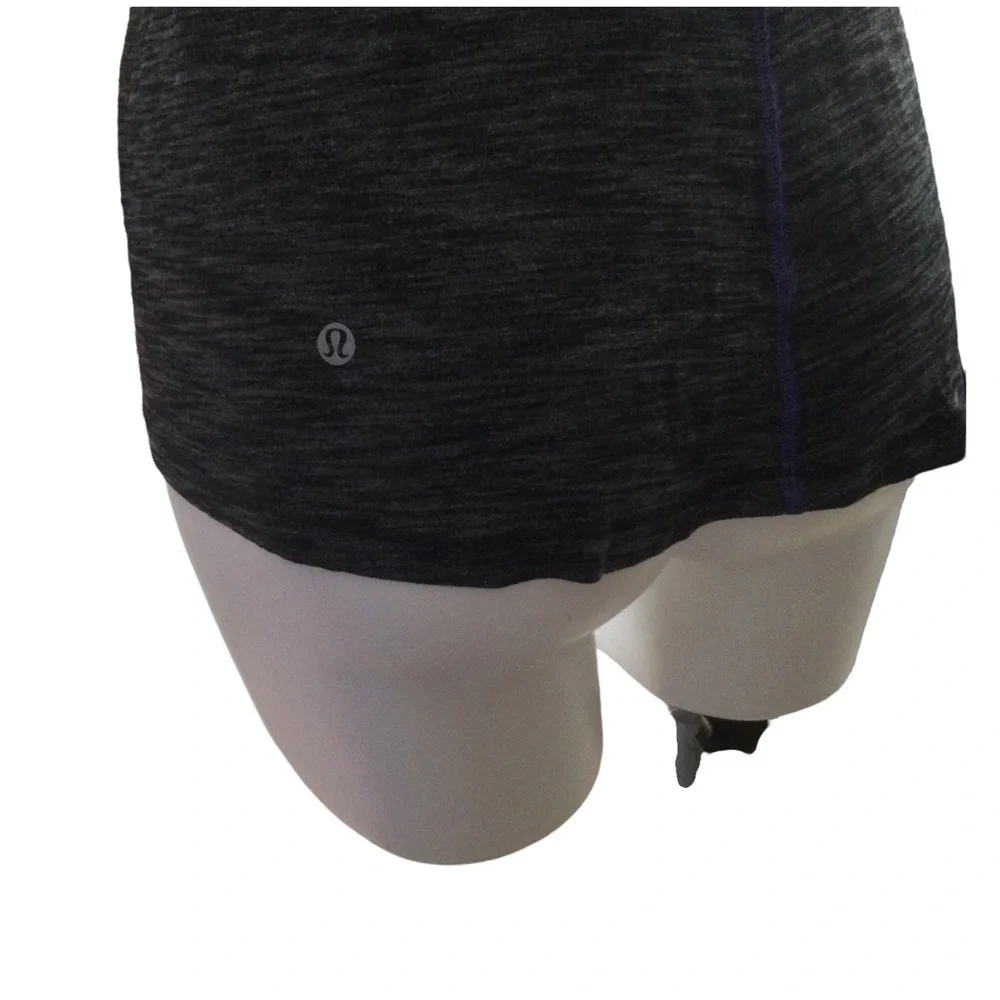 Lululemon Heather Black Iris‎ Purple Run for Gold Tank