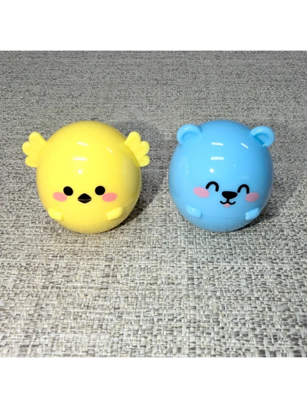 L.A. Colors Cute Animal Lip Balm Set Peach Sherbet & Berry New Bear & Chick