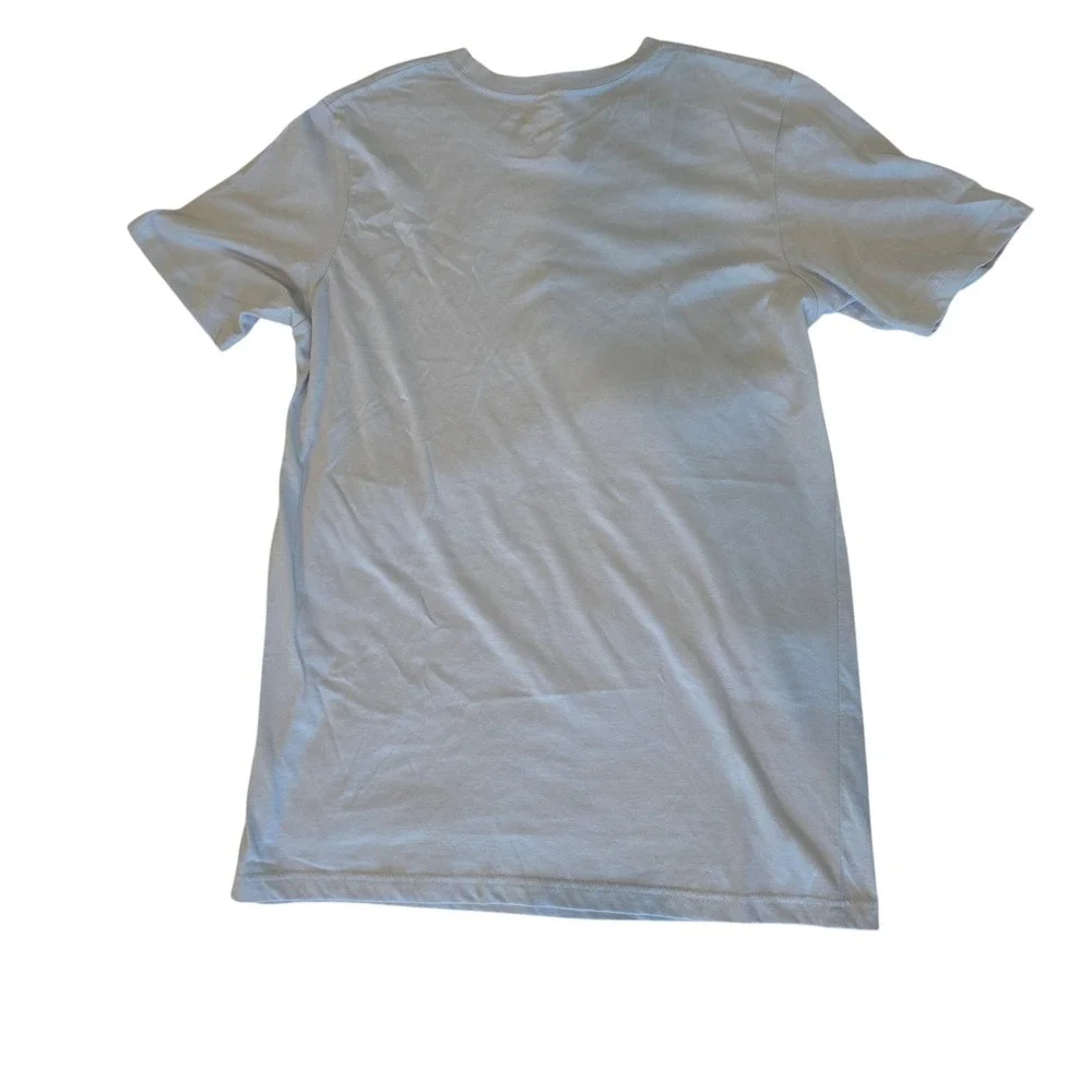 Disney‎ Womens Dumbo Graphic T-Shirt Light Blue Cotton Large