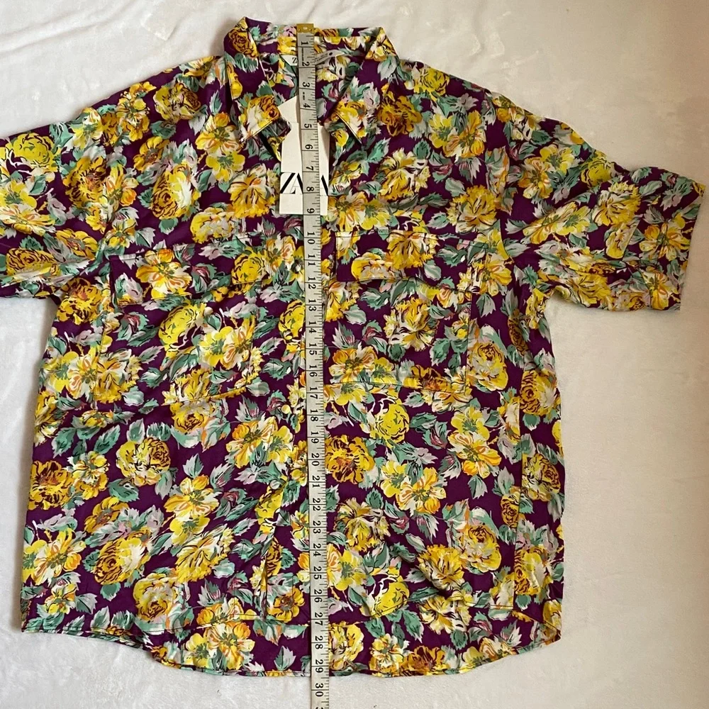 Zara floral purple ideal