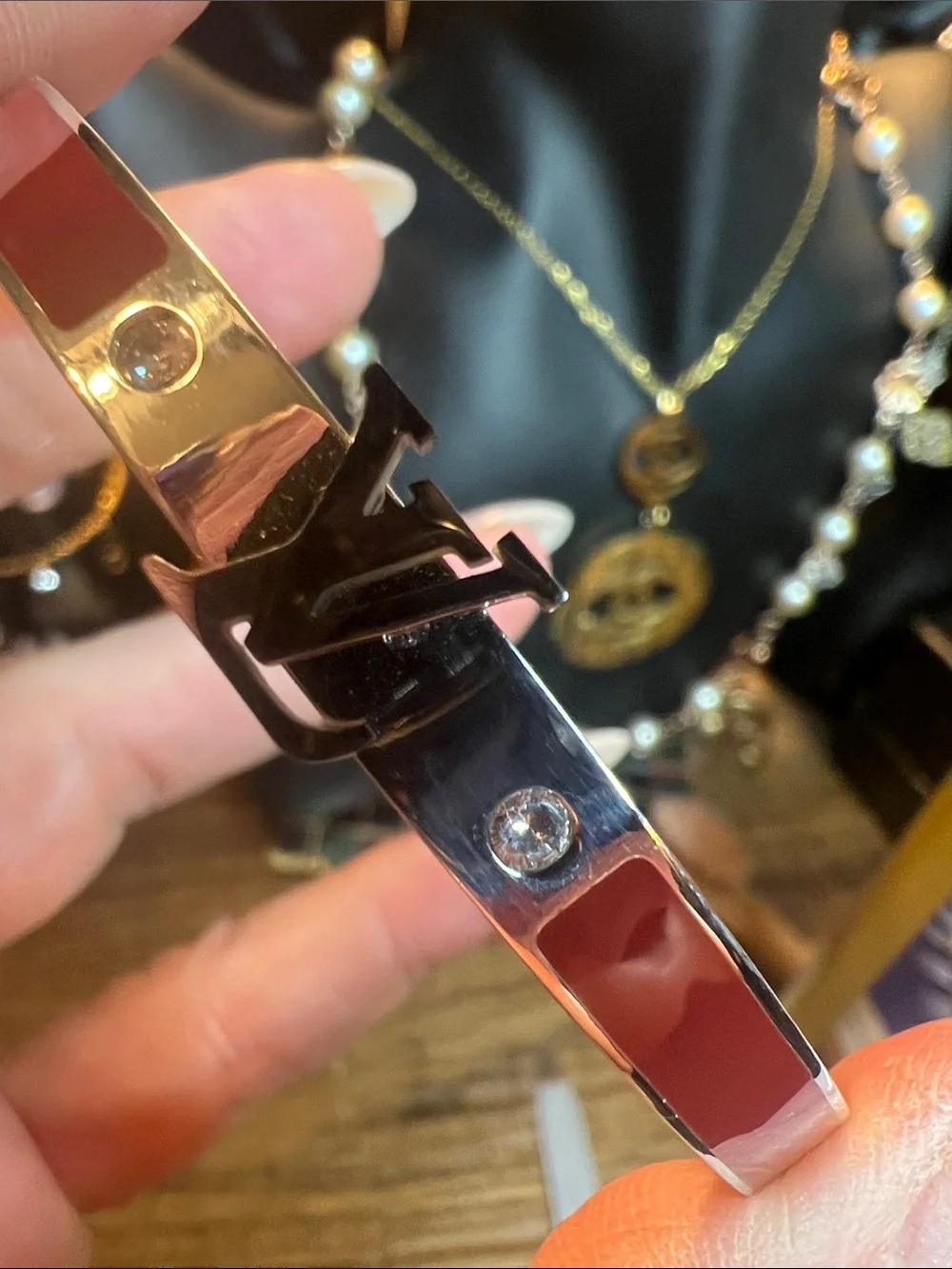 None enamel silver