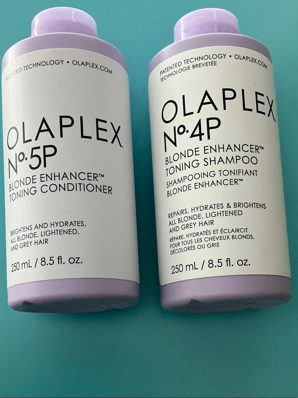 OLAPLEX No. 4P & No. 5P Blonde Enhancer Toning Duo Set (8.5oz) NEW
