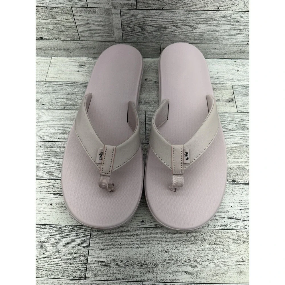 Nike Bella Kai Pink Sandals Womens Size 11 Cushion Comfort AO3622-607 Flip Flops