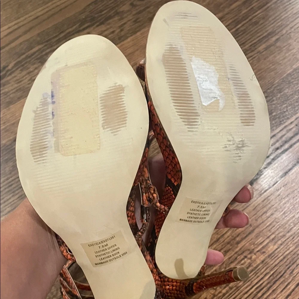 Steve Madden bold snakeskin