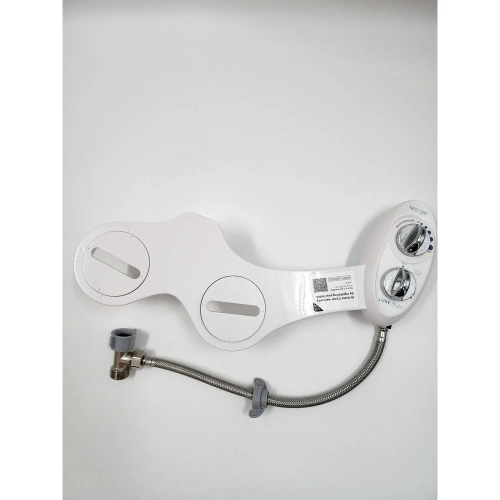LUXE Bidet Neo 120 White Self Cleaning Nozzle Toilet Attachment Non-Electric