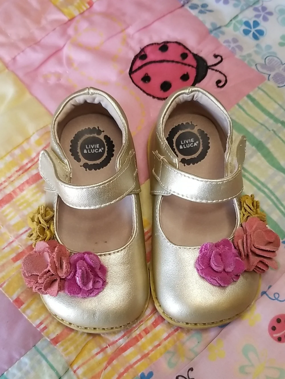 Livie & Luca gold mary