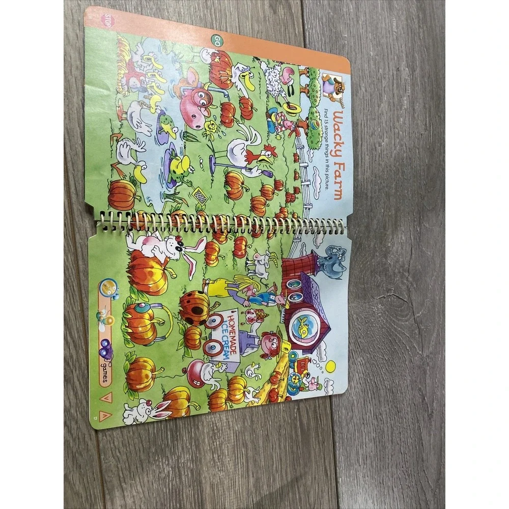 Leap's Pond Leap Frog Leap Pad - Activity‎ & Game Book & cartridge
