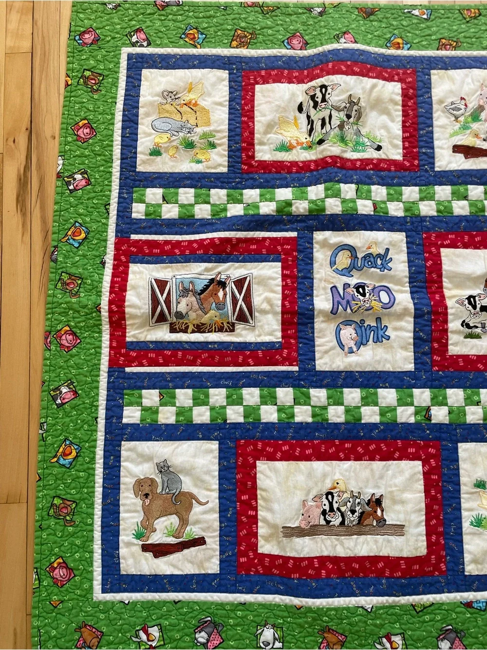 Handmade blanket lap
