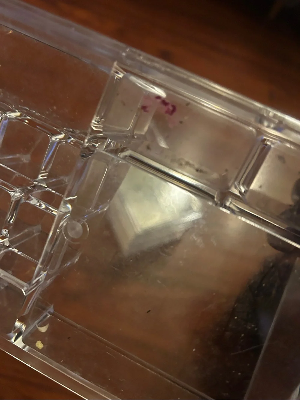 N/A clear acrylic
