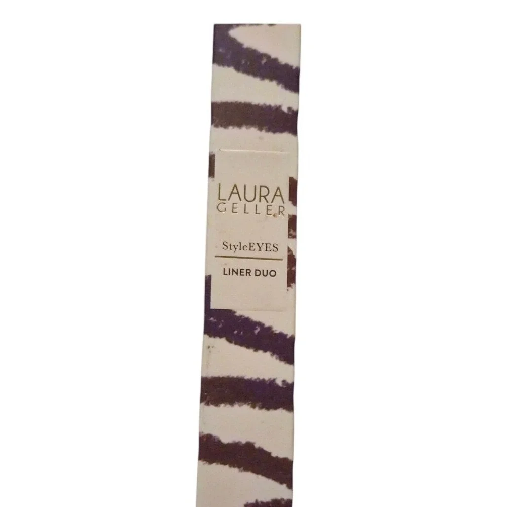 Laura Geller StyleEyes Liner Duo Eyeliner Royal Plum Warm‎ Cocoa New