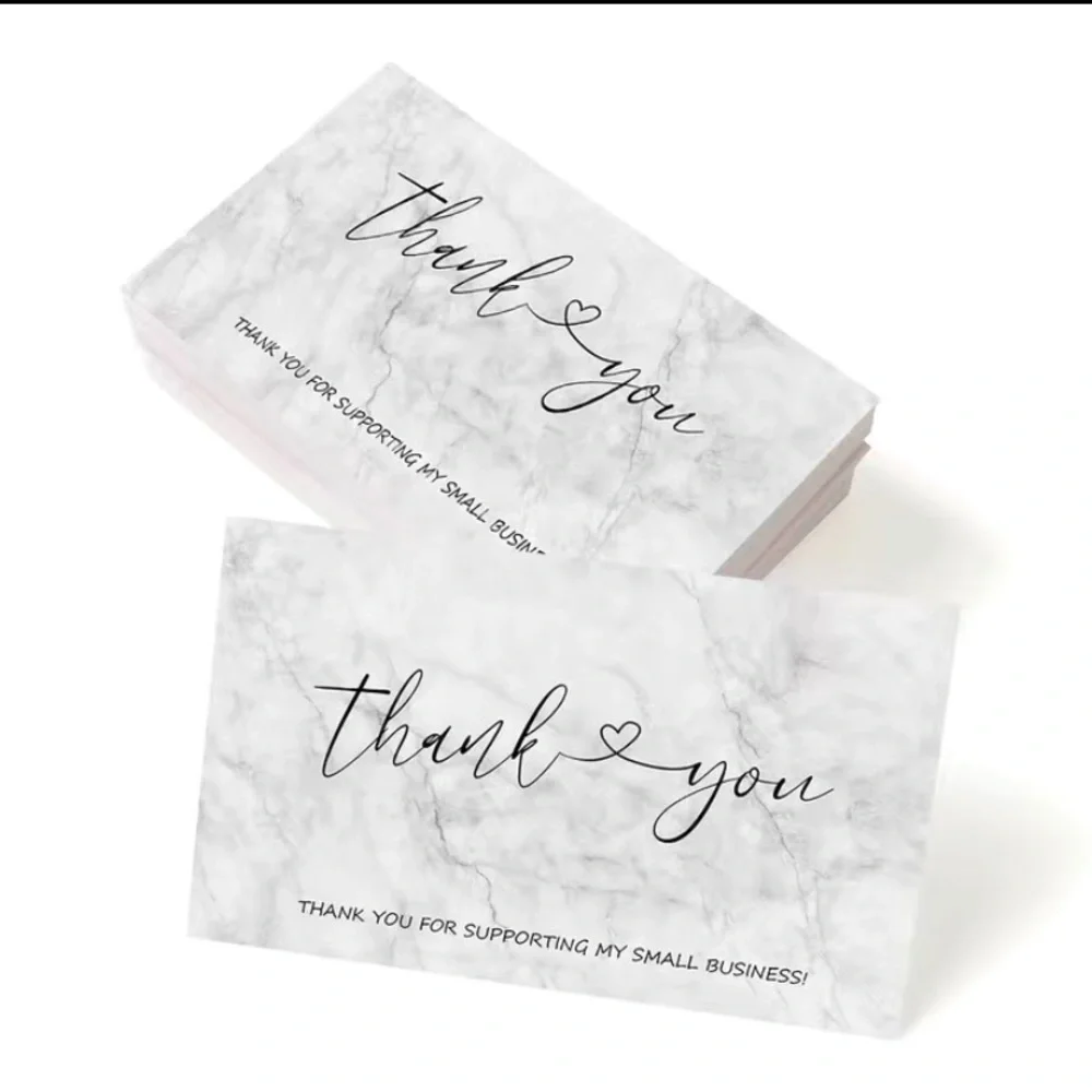 50 pieces thank‎ you cards