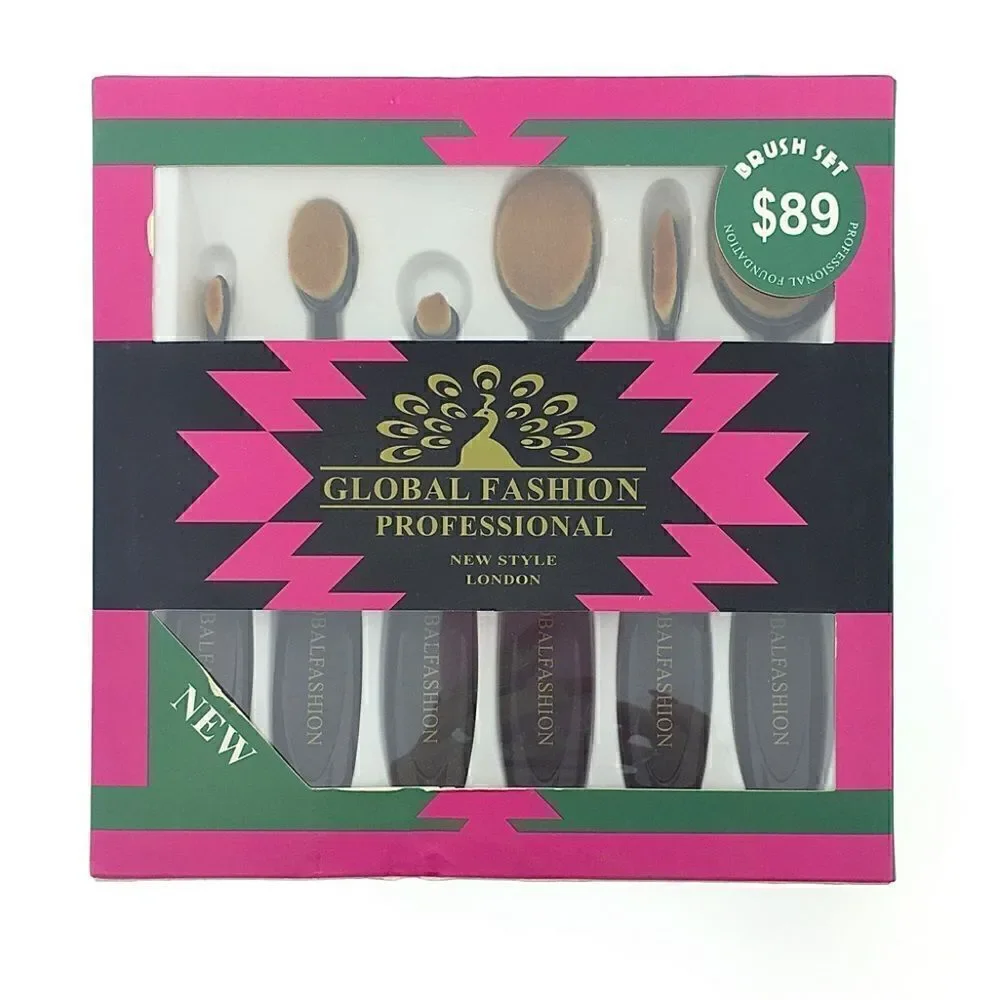 Global Fashion Set of brushes for applying Foundation / NIB