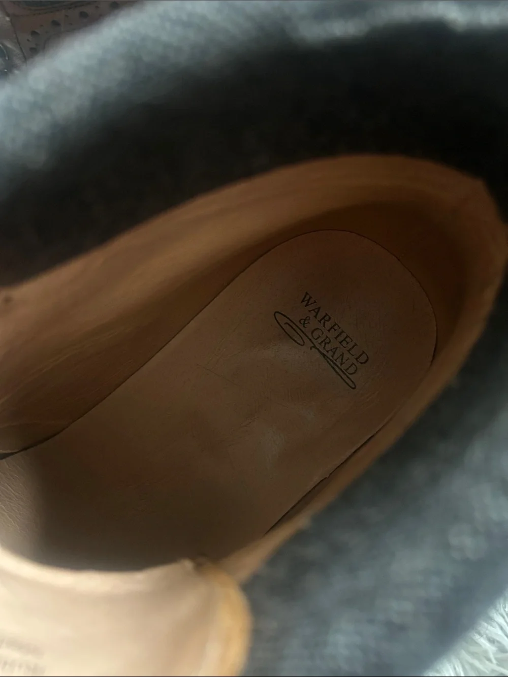 Warfield & Grand brogue stitched classic