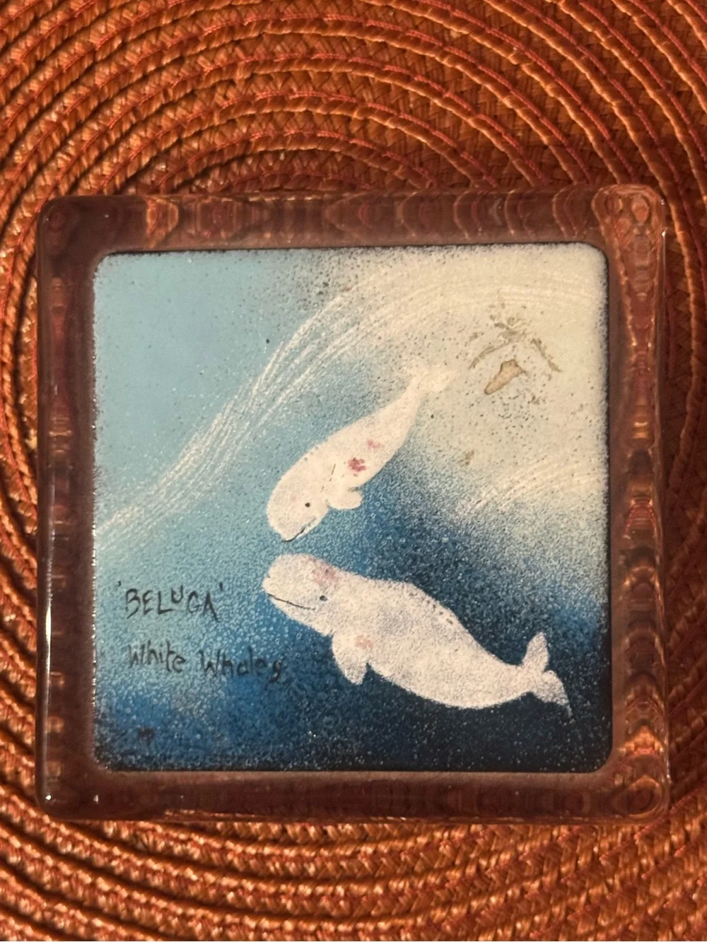Signed Original Enamel on Copper Art 