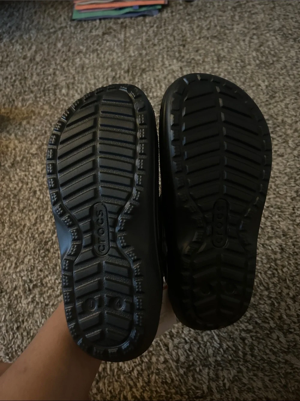CROCS fleece lined
