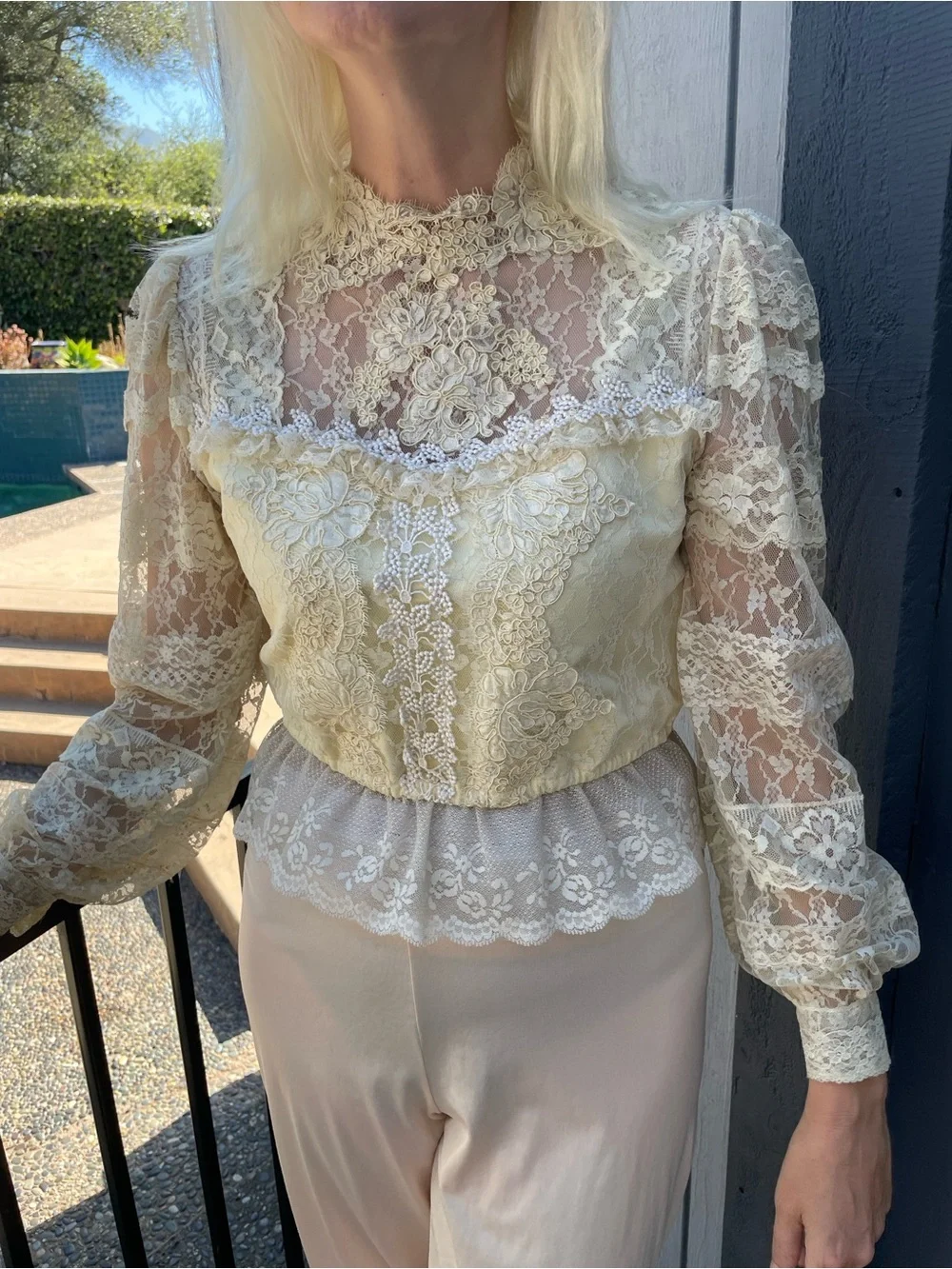 Handmade elegant cream