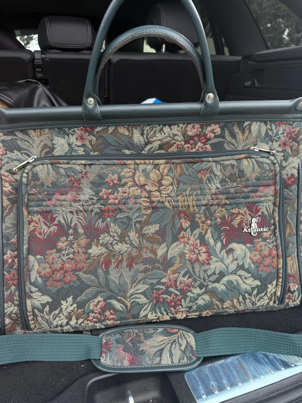 Atlantic Floral Tapestry Travel Tote in Green