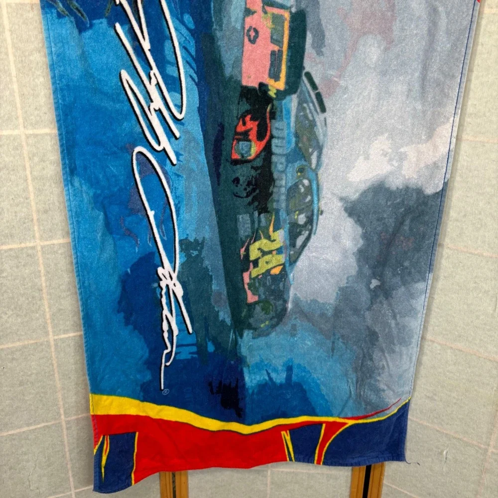 McArthur Jeff Gordon NASCAR Beach Towel 28x56 Blue DuPont‎ #24 Hendrick Racing