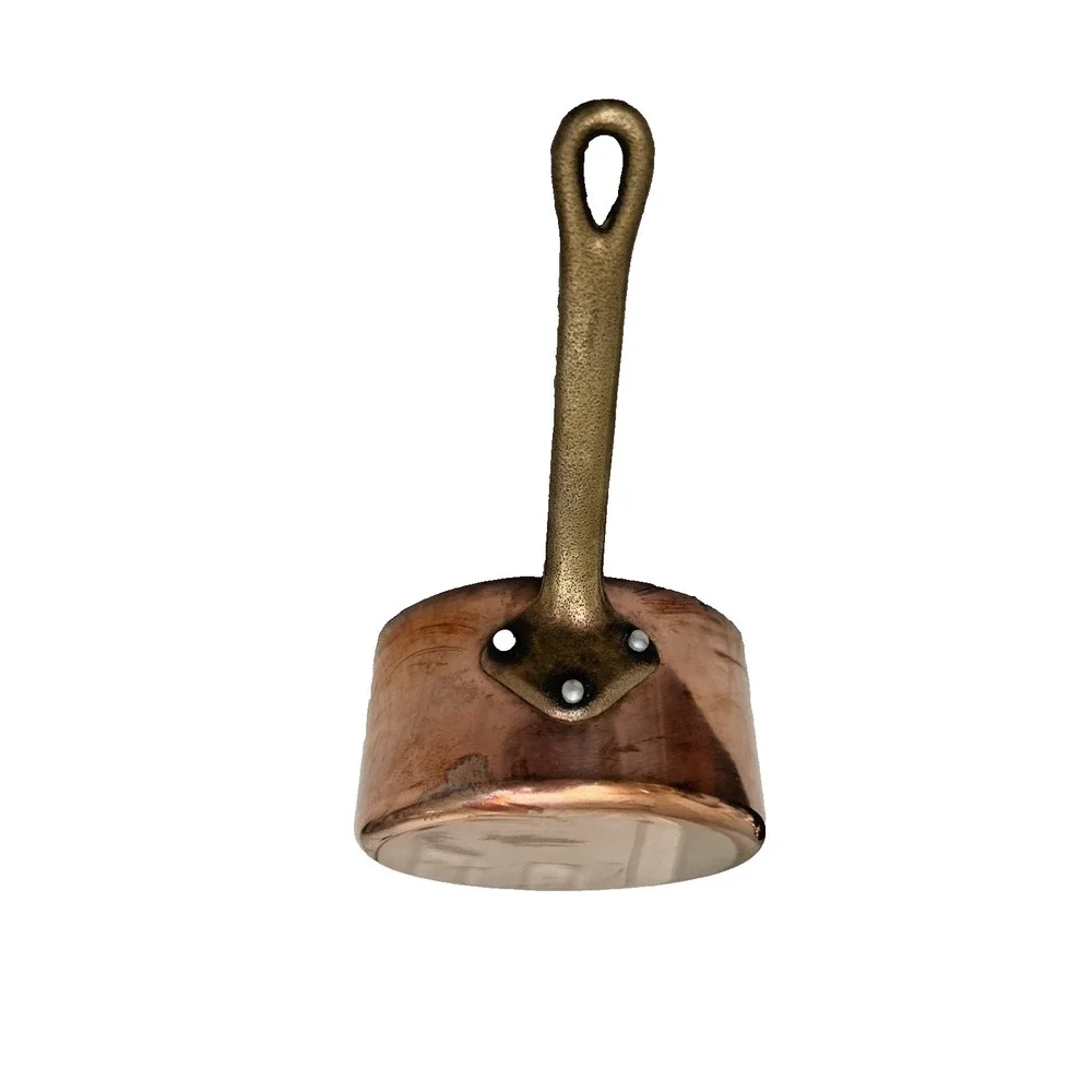 Minis Copper Brass & Stainless Steel Mini‎ Sauce Pan, 0.11-Qt 5