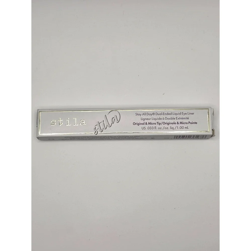 Stila Stay All Day Dual Ended Liquid Eyeliner - Intense Black /‎ Snow