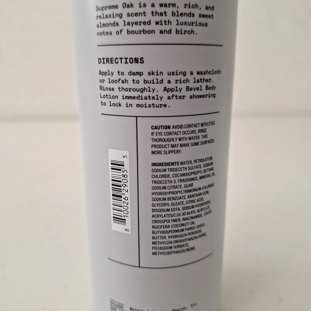 Bevel moisturizing body