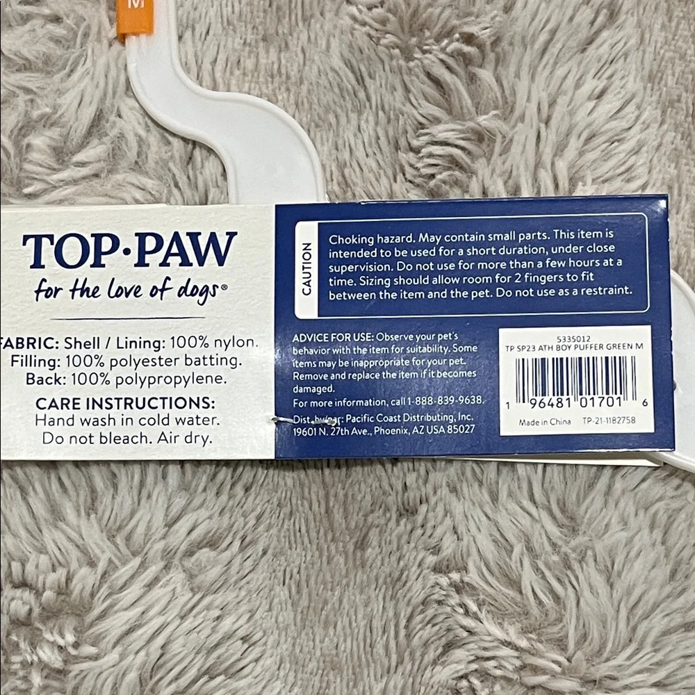 Top Paw cozy olive
