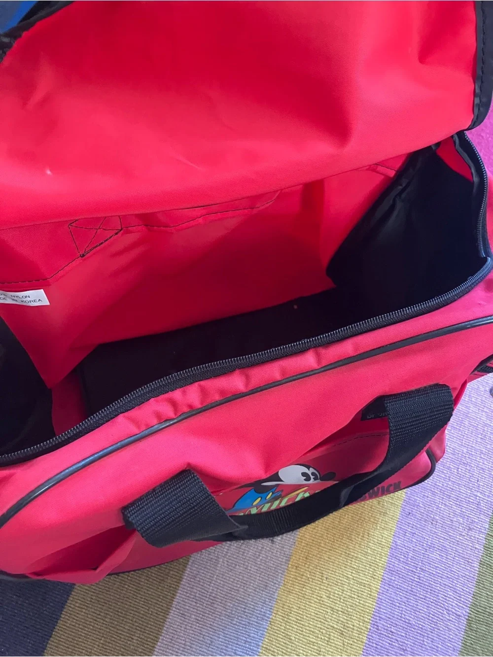 Brunswick red duffel
