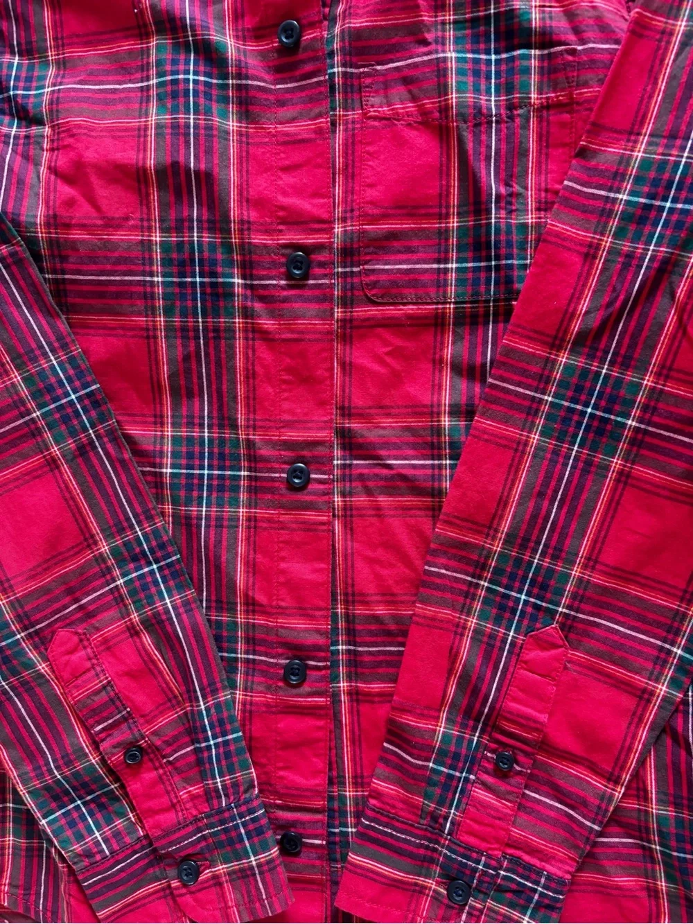 The Childrens Place red plaid