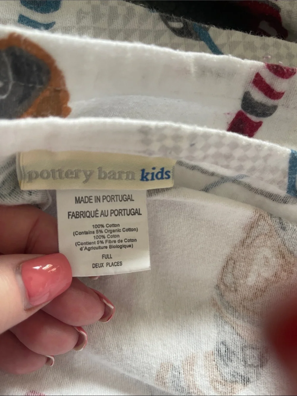 Pottery Barn Kids set includes