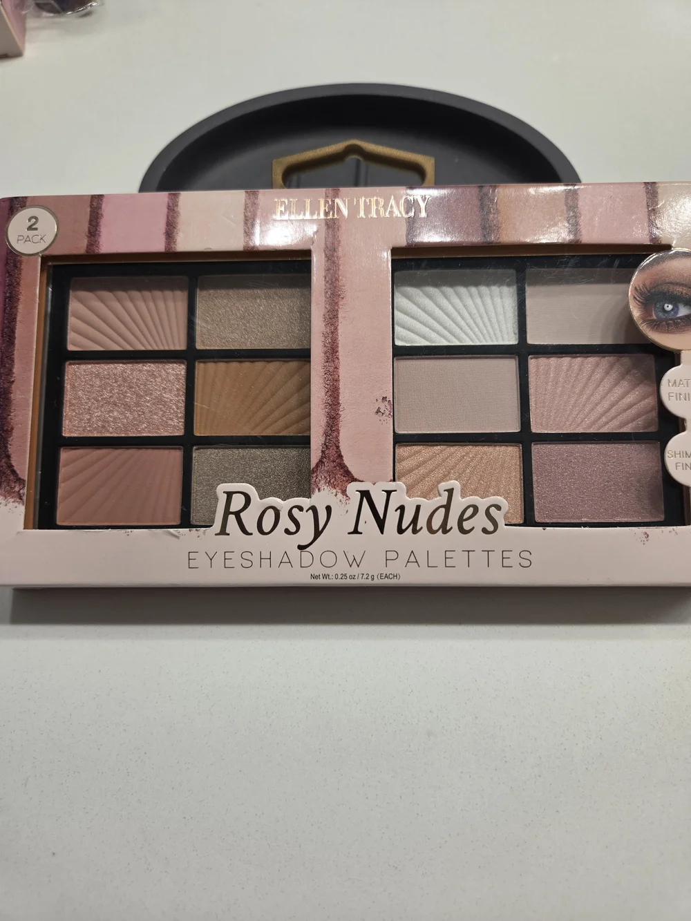 Ellen Tracy Rosy Nudes Eyeshadow Palettes - Pink Nude Shades