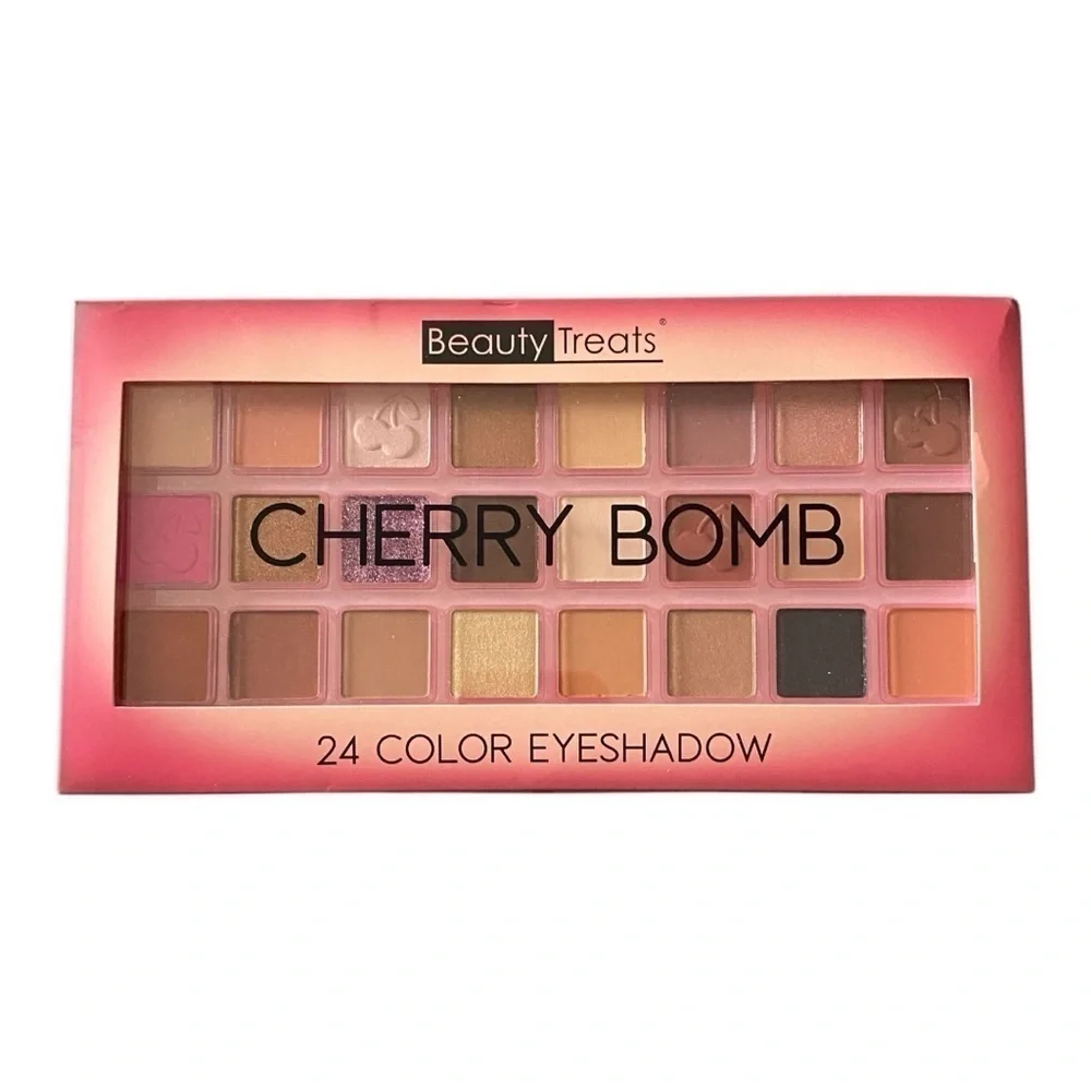 NWT-BEAUTY TREATS-CHERRY BOMB EYE SHADOW PALETTE