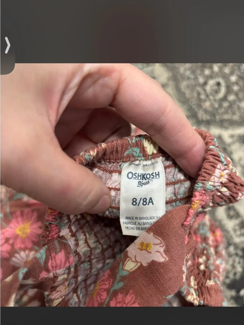 OshKosh Bgosh smocked top