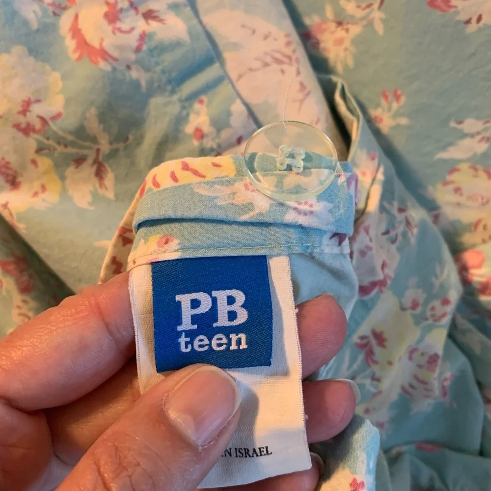 Pottery Barn Teen floral muted