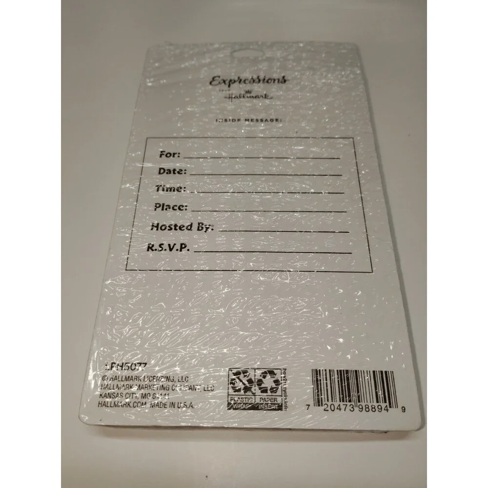 Hallmark Birthday Party Invitations ~ Candle Print ~ 2 Packs, 6ct (12 Total) NEW