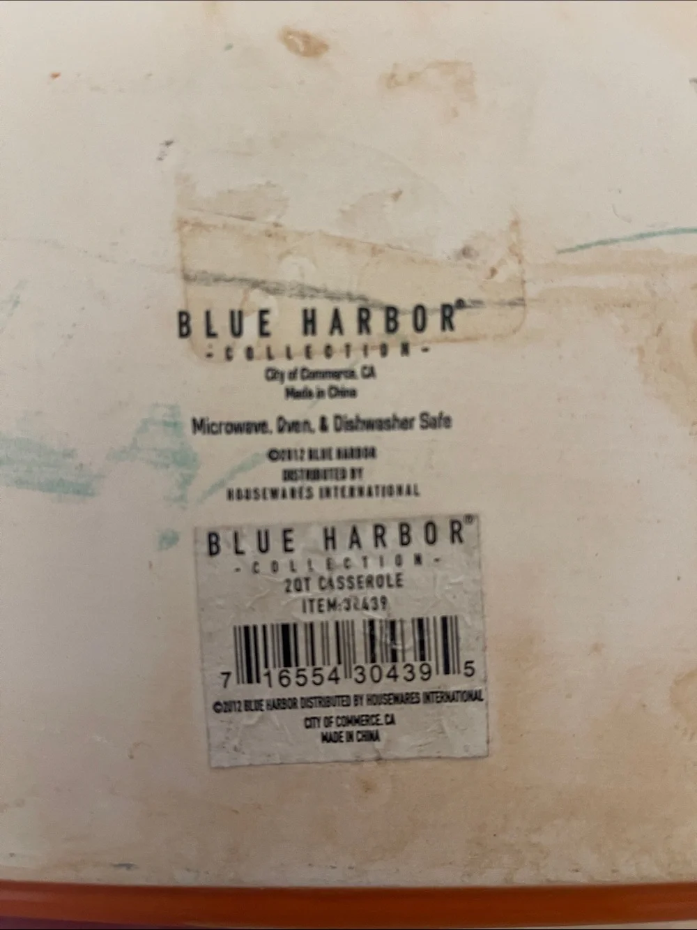 Blue Harbor vibrant orange
