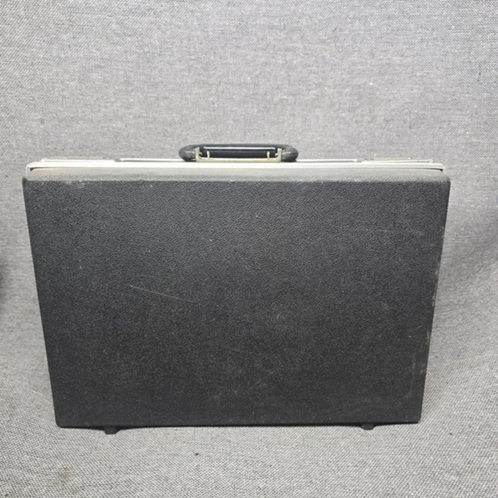 Vintage Airway Industries‎ US Government Property Hard Shell Briefcase Black