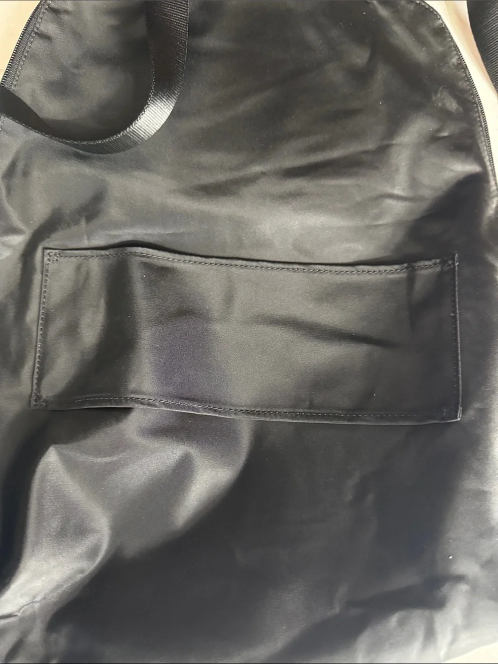TUMI voyager just in case backpack packable black gold nylon travel neutral
