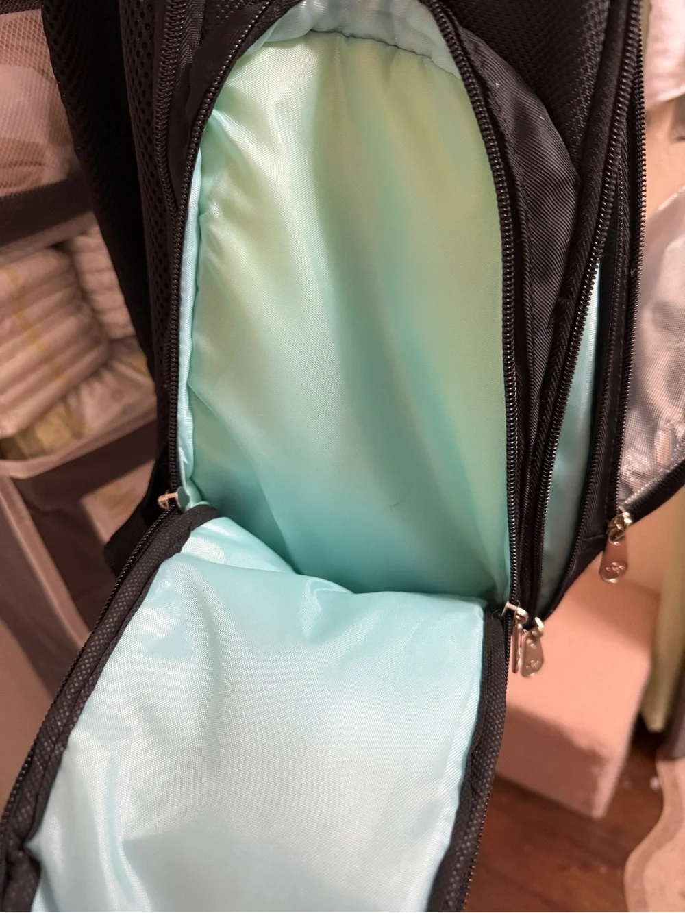 Black diaper bag- Durable Everyday Carry