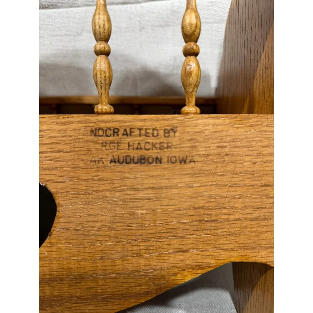 Handmade handcrafted oak