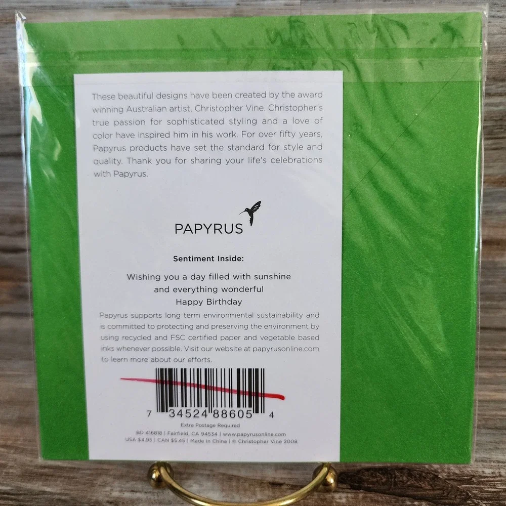 Papyrus birthday card
