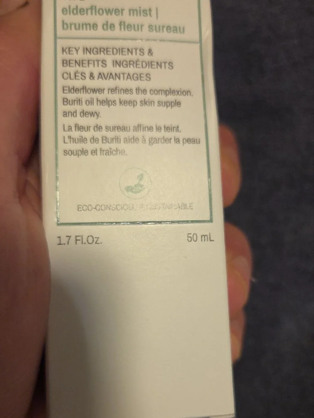 Clean reserve elderflower