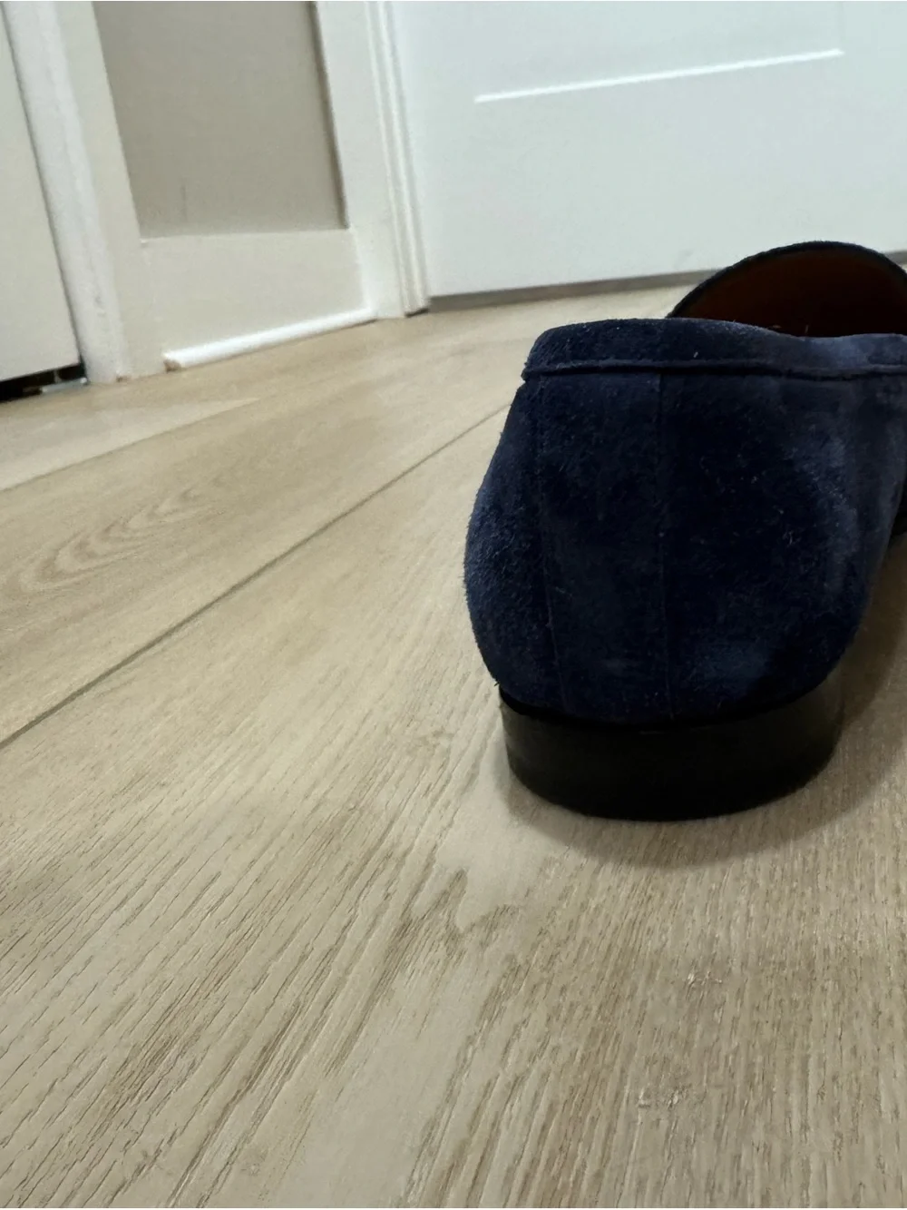 Gucci navy suede