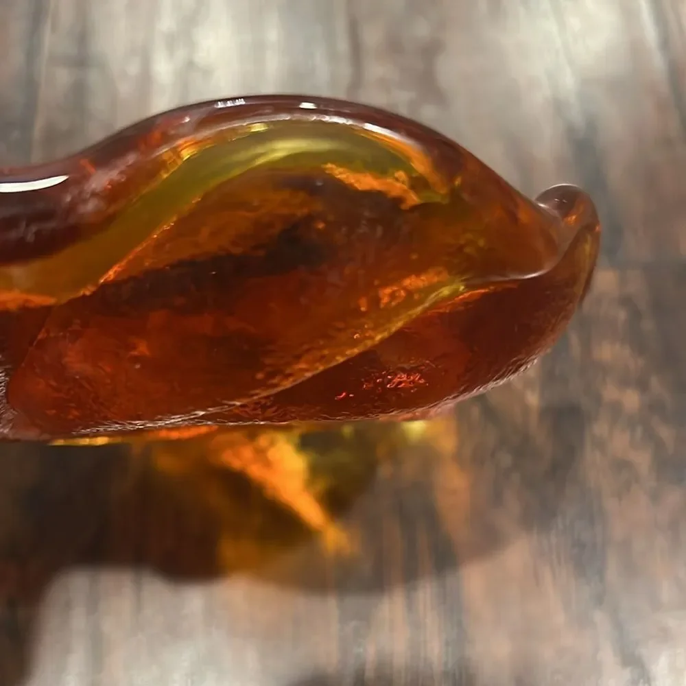 MCM vintage amberina